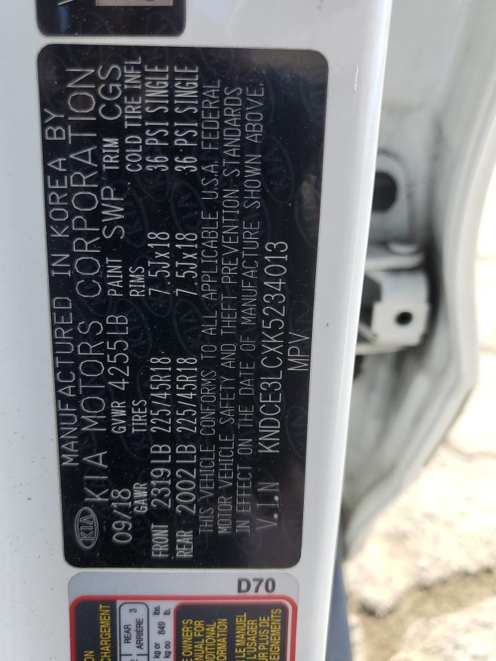 kndce3lcxk5234013 KNDCE3LCXK5234013 2019 Kia Niro Touring