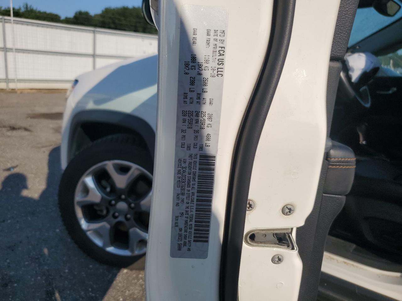 2019 Jeep Compass Limited VIN: 3C4NJDCB3KT628180 Lot: 65649115