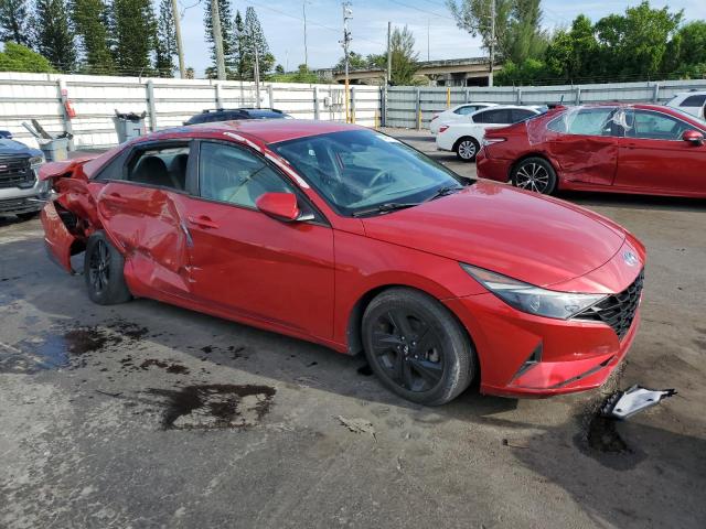  HYUNDAI ELANTRA 2022 Czerwony