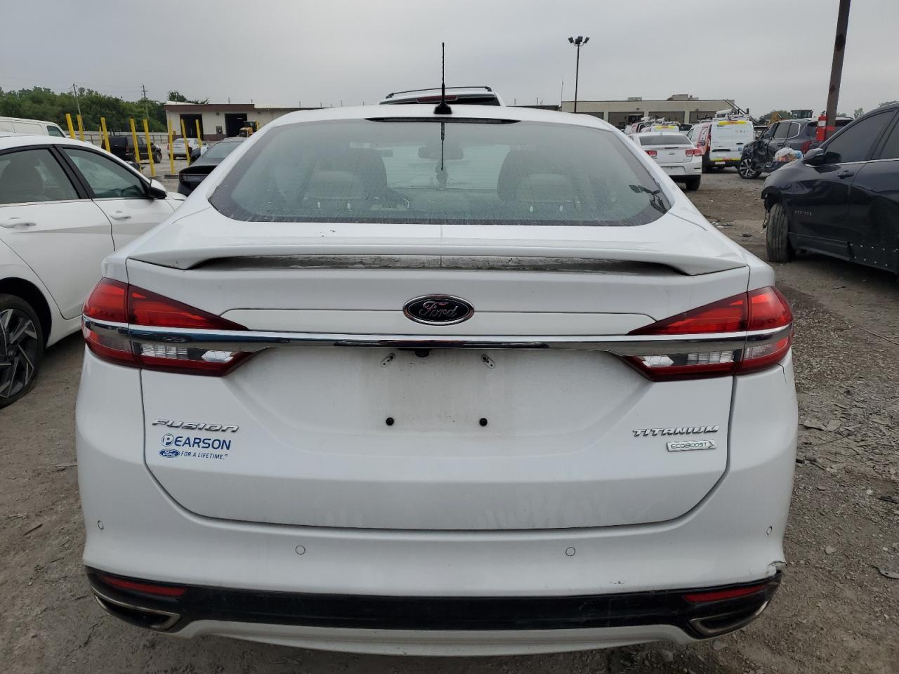 2017 Ford Fusion Titanium VIN: 3FA6P0K9XHR124571 Lot: 64411795