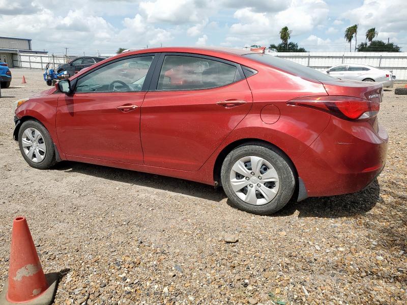 Sedans HYUNDAI ELANTRA 2016 Red