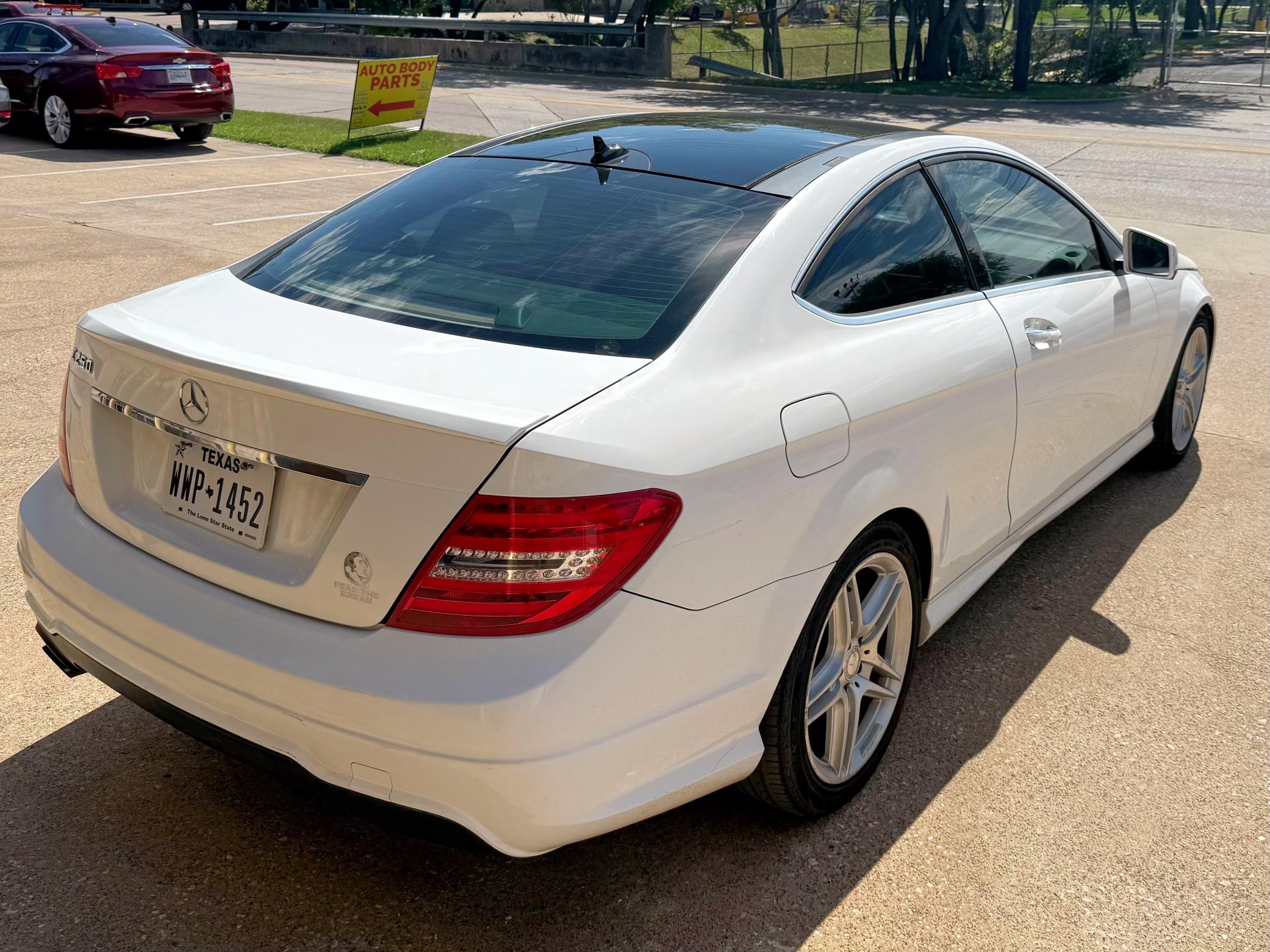 Coupet MERCEDES-BENZ C-CLASS 2013 Biały