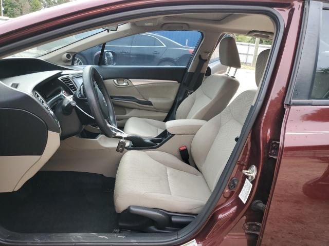  HONDA CIVIC 2015 Burgundy