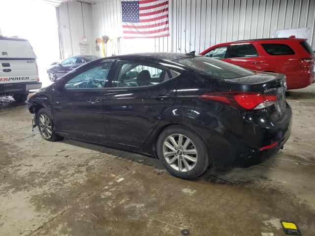 Sedans HYUNDAI ELANTRA 2014 Czarny