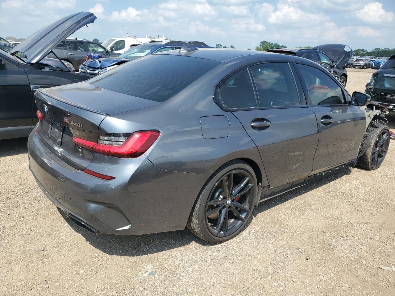 2021 BMW M340Xi grey null gas 3MW5U9J0XM8C14287 photo #4