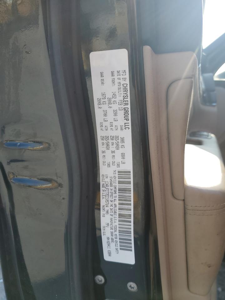 2014 Jeep Grand Cherokee Overland VIN: 1C4RJFCT7EC105704 Lot: 65037785