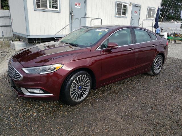 Sedans FORD FUSION 2017 Burgundy