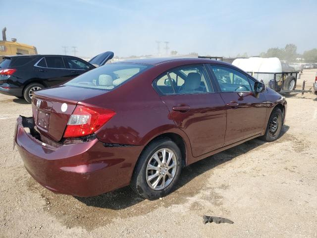  HONDA CIVIC 2012 Czerwony