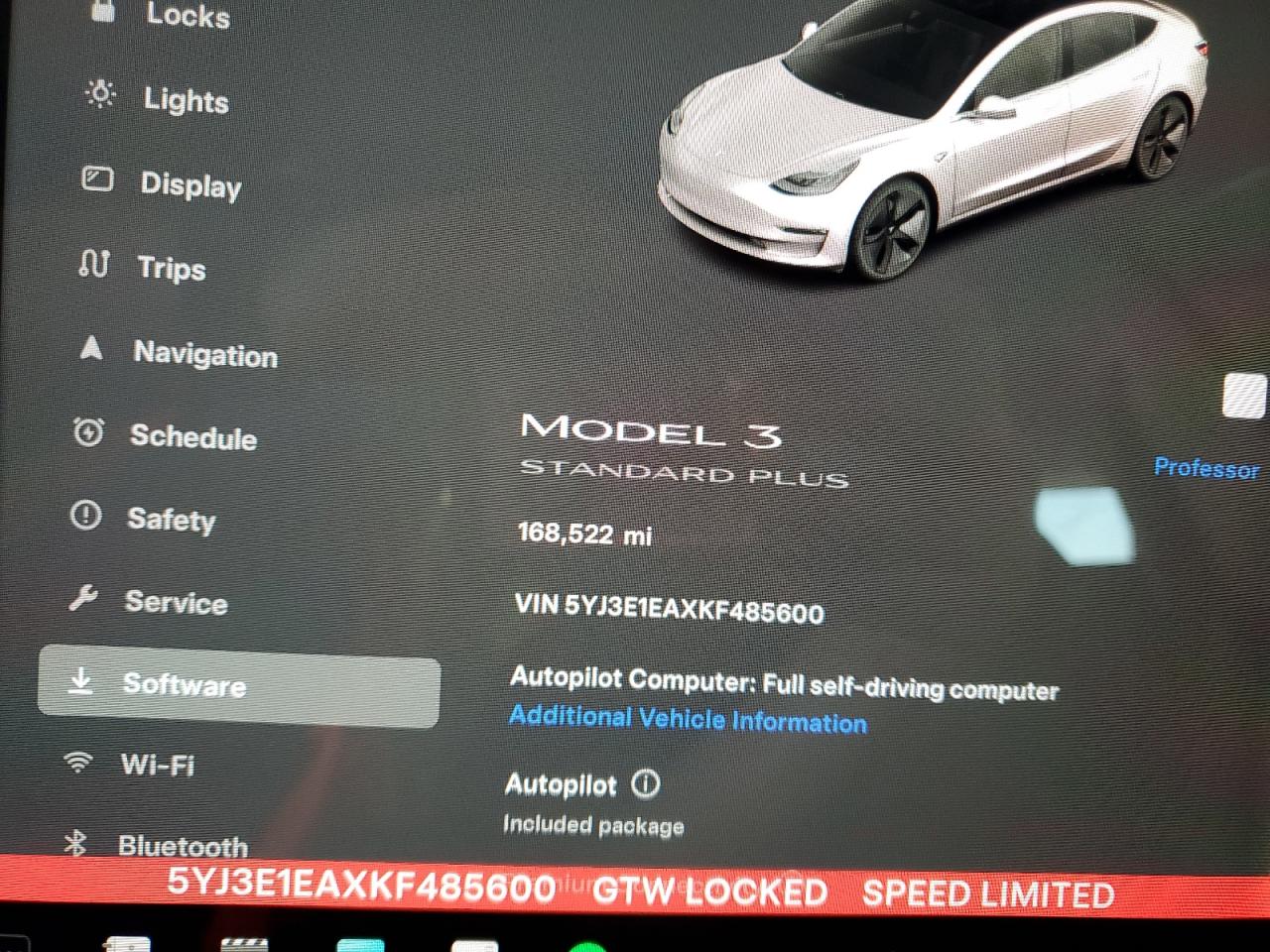 2019 Tesla Model 3 VIN: 5YJ3E1EAXKF485600 Lot: 63411705