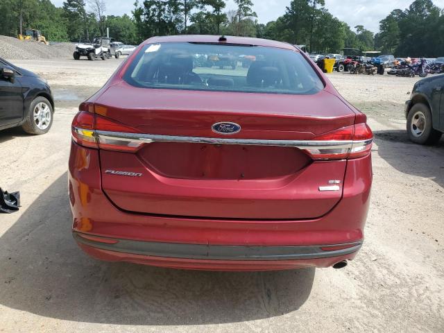 Sedans FORD FUSION 2017 Red