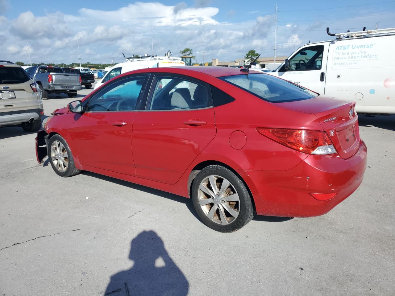 2012 Hyundai Accent Gls VIN: KMHCU4AE9CU086632 Lot: 66006615