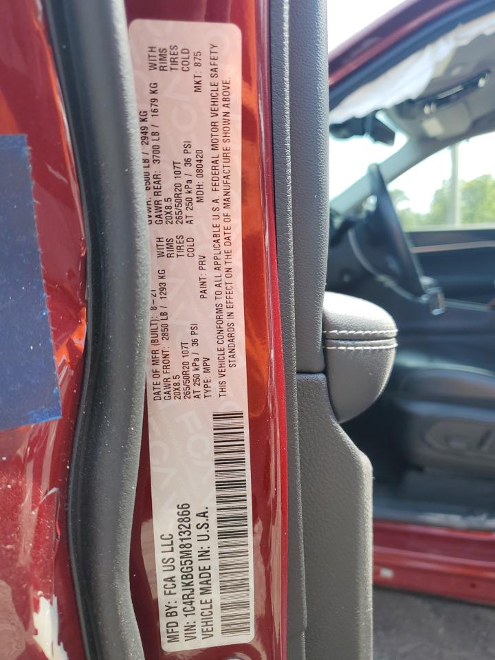 2021 Jeep Grand Cherokee L Limited VIN: 1C4RJKBG5M8132866 Lot: 63213895