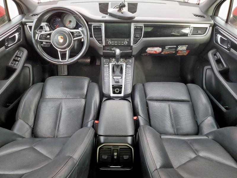  PORSCHE MACAN 2017 Czerwony