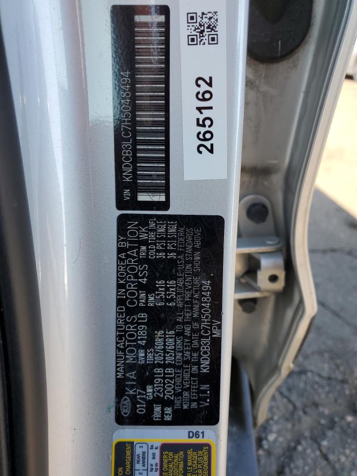 2017 Kia Niro Fe VIN: KNDCB3LC7H5048494 Lot: 63214035