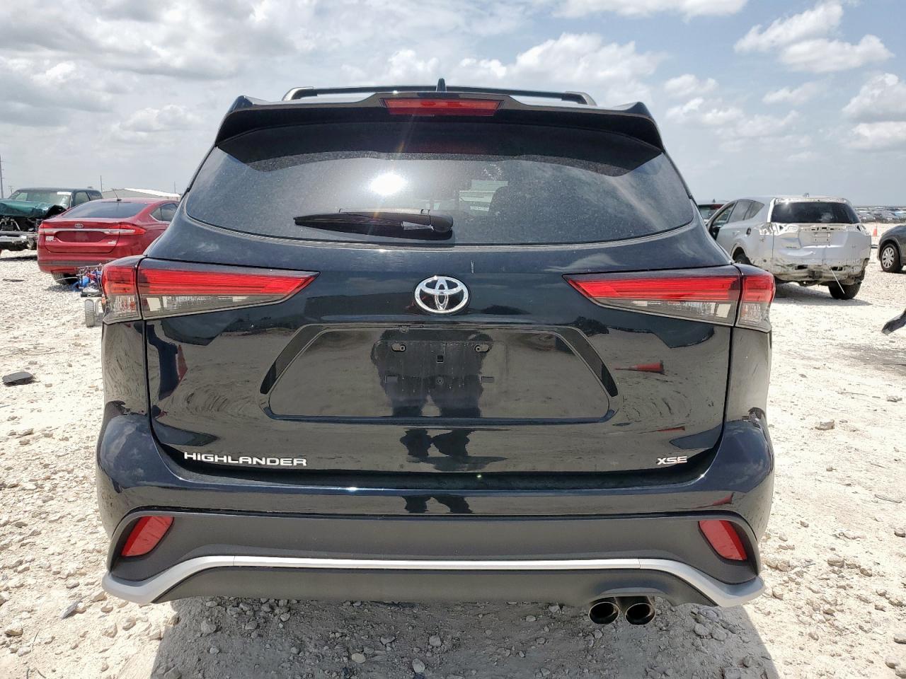 2022 Toyota Highlander Xse VIN: 5TDLZRAH6NS105187 Lot: 63148025
