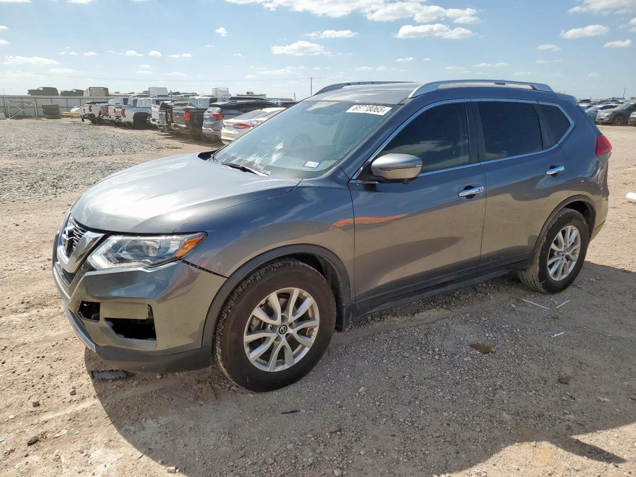 2017 Nissan Rogue S charcoal  gas KNMAT2MT6HP547076 photo #1