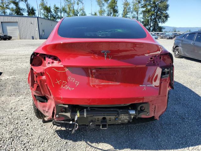 TESLA MODEL Y 2023 Czerwony