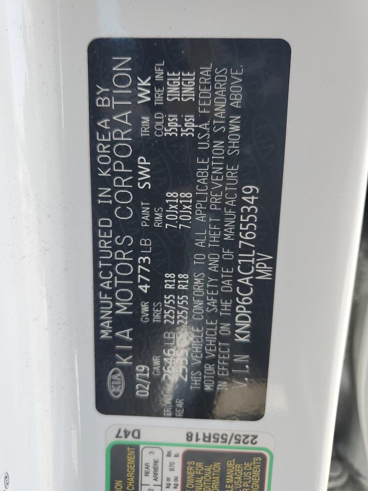 2020 Kia Sportage S VIN: KNDP6CAC1L7655349 Lot: 63403305