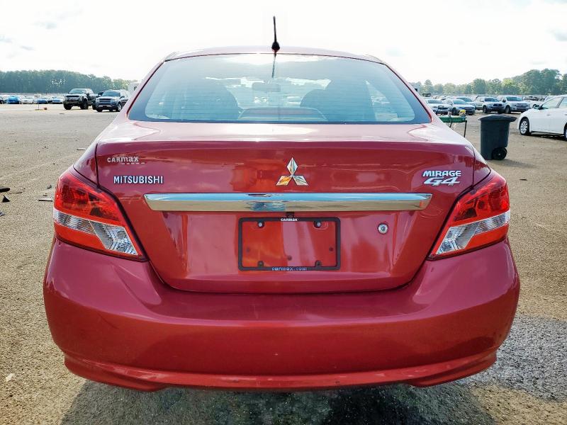  MITSUBISHI MIRAGE 2018 Czerwony