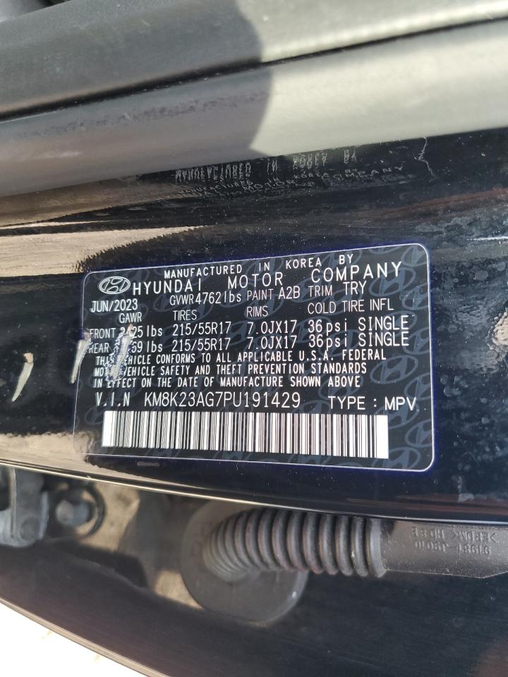 km8k23ag7pu191429 KM8K23AG7PU191429 2023 Hyundai Kona Se