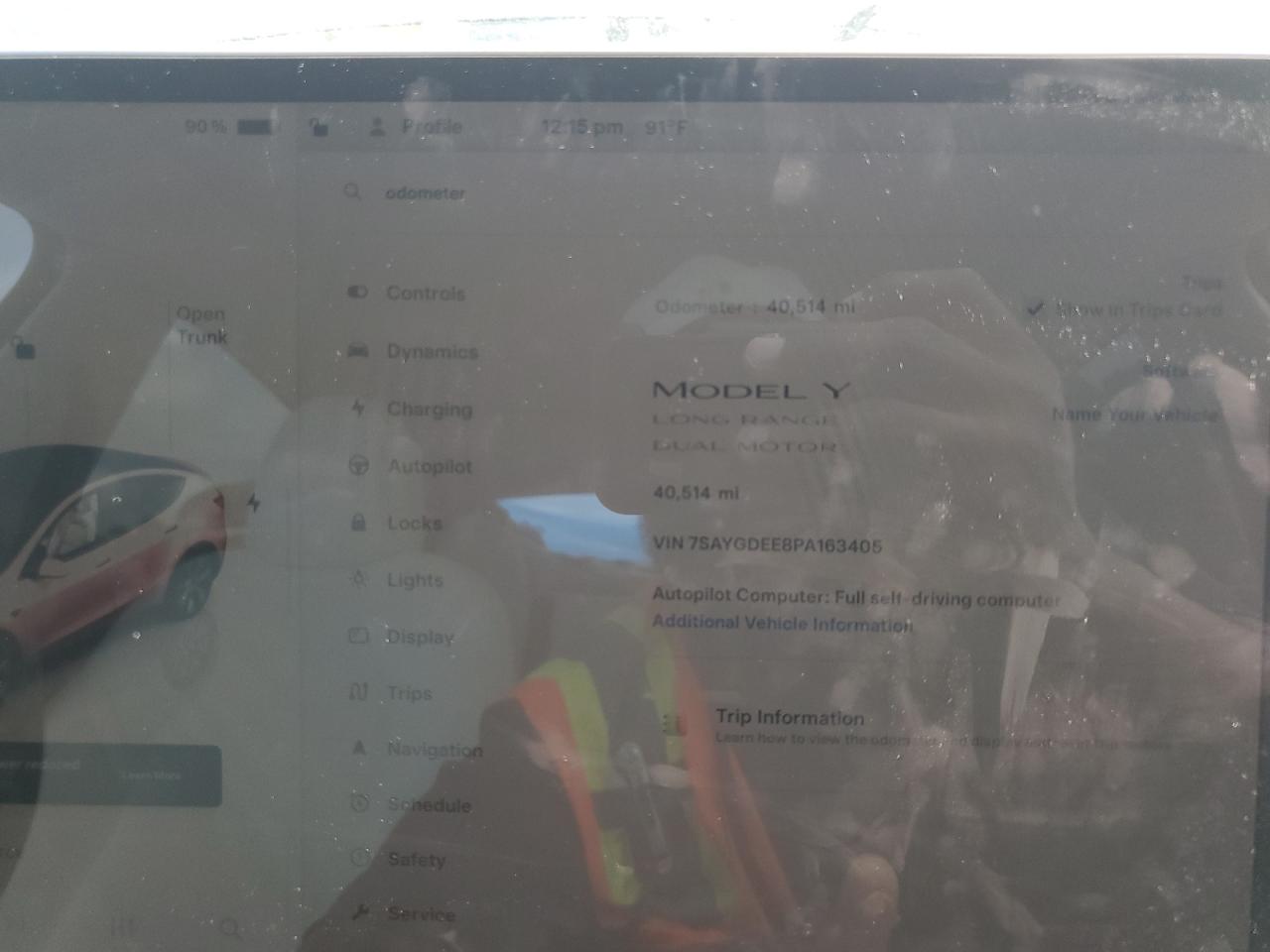 2023 Tesla Model Y VIN: 7SAYGDEE8PA163405 Lot: 62938275