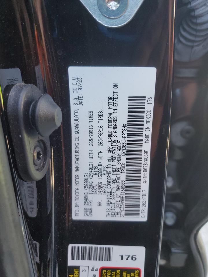 2023 Toyota Tacoma Double Cab VIN: 3TYCZ5AN8PT160505 Lot: 64601695