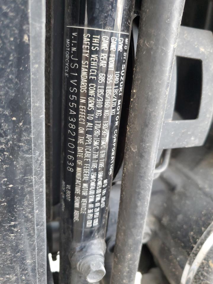 js1vs55a382101638 JS1VS55A382101638 2008 Suzuki Vl800