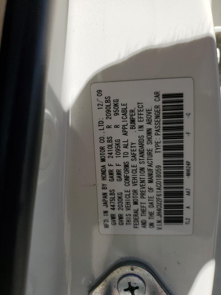 2010 Acura Tsx VIN: JH4CU2F61AC018059 Lot: 62791295