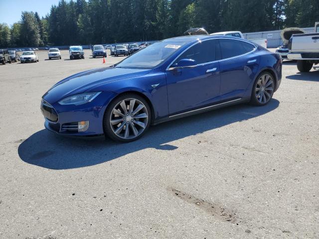  TESLA MODEL S 2015 Blue