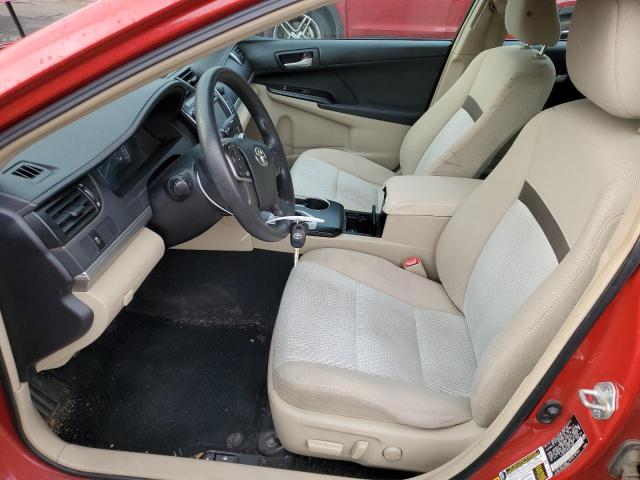 Sedans TOYOTA CAMRY 2012 Czerwony