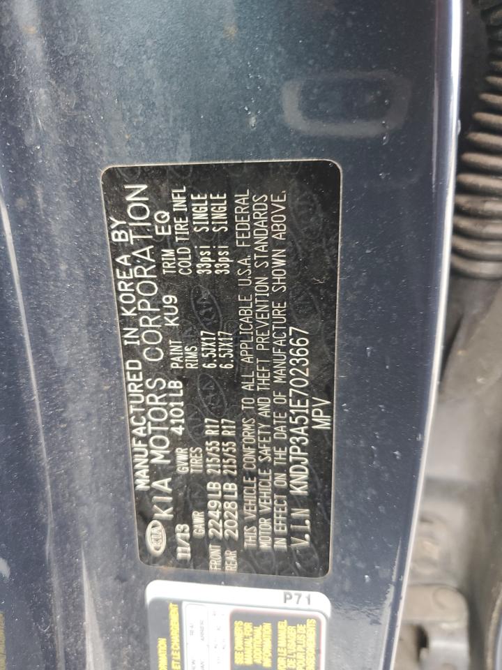 2014 Kia Soul + VIN: KNDJP3A51E7023667 Lot: 63026475