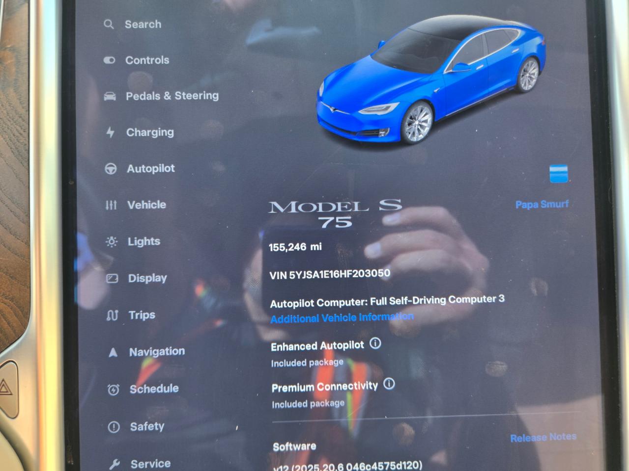 2017 Tesla Model S VIN: 5YJSA1E16HF203050 Lot: 63841335