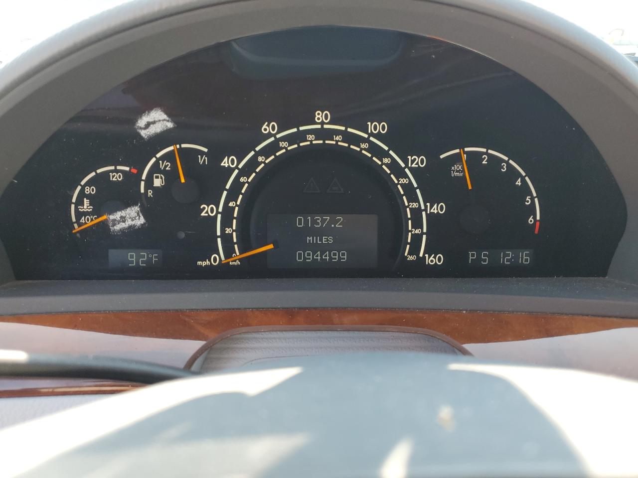 2000 Mercedes-Benz S 500 VIN: WDBNG75JXYA094033 Lot: 64239195