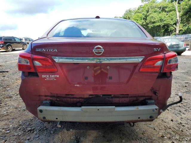  NISSAN SENTRA 2017 Красный