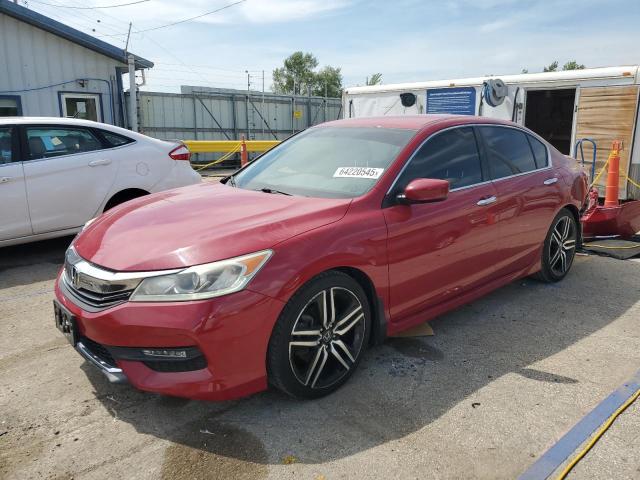  HONDA ACCORD 2016 Red