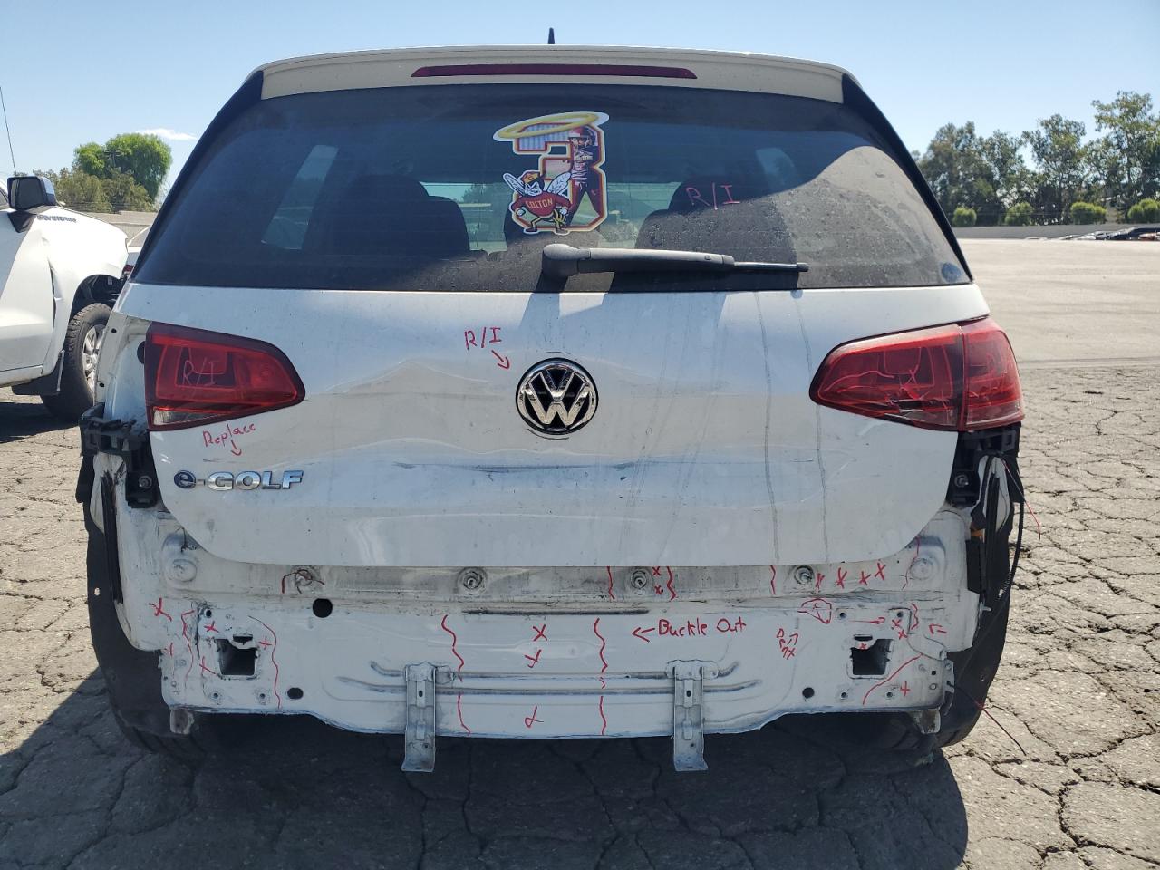 2015 Volkswagen E-Golf Limited VIN: WVWKP7AU9FW906264 Lot: 66514575