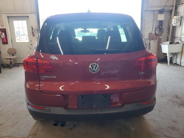  VOLKSWAGEN TIGUAN 2016 Czerwony