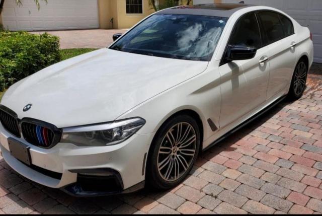  BMW 5 SERIES 2018 Белы