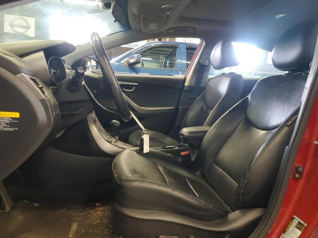 Sedans HYUNDAI ELANTRA 2013 Czerwony