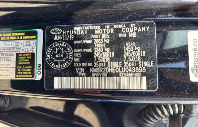 2020 HYUNDAI PALISADE SEL  