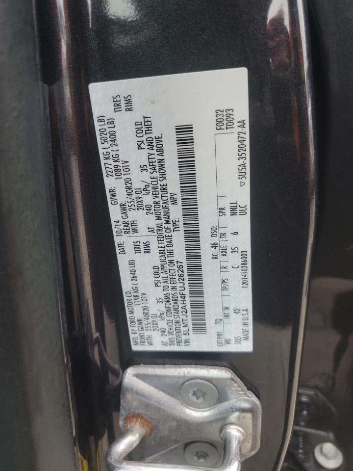 2015 Lincoln Mkc VIN: 5LMTJ2AH4FUJ26267 Lot: 63469605