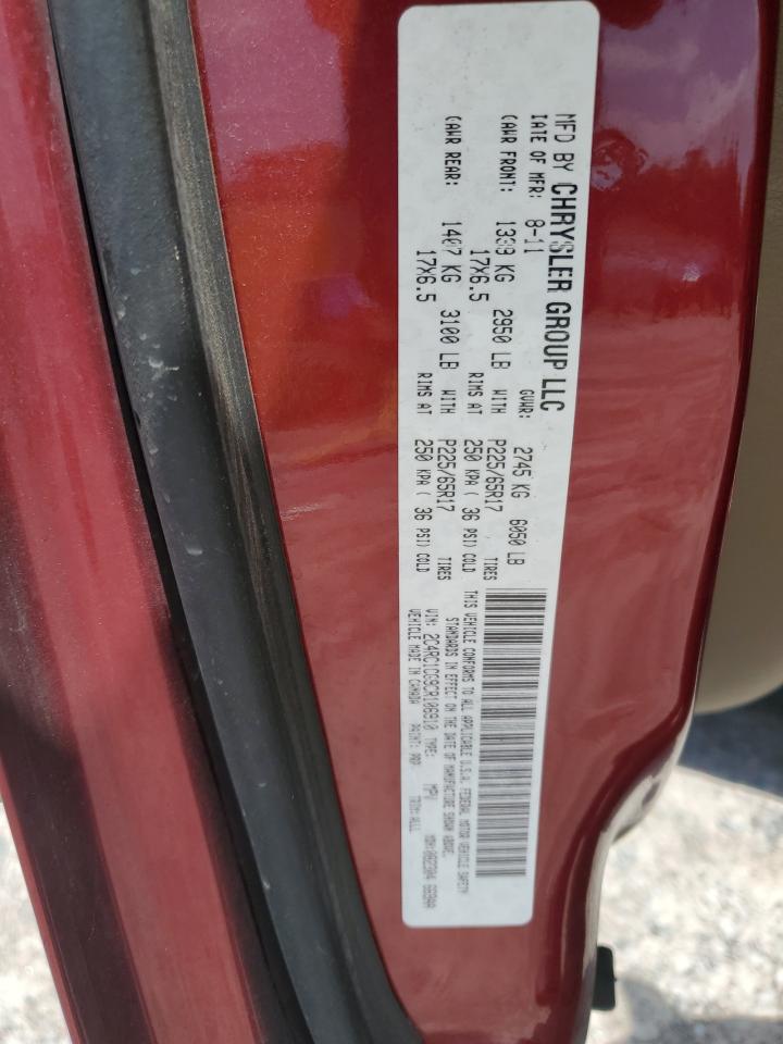 2012 Chrysler Town & Country Touring L VIN: 2C4RC1CG9CR106910 Lot: 64546405