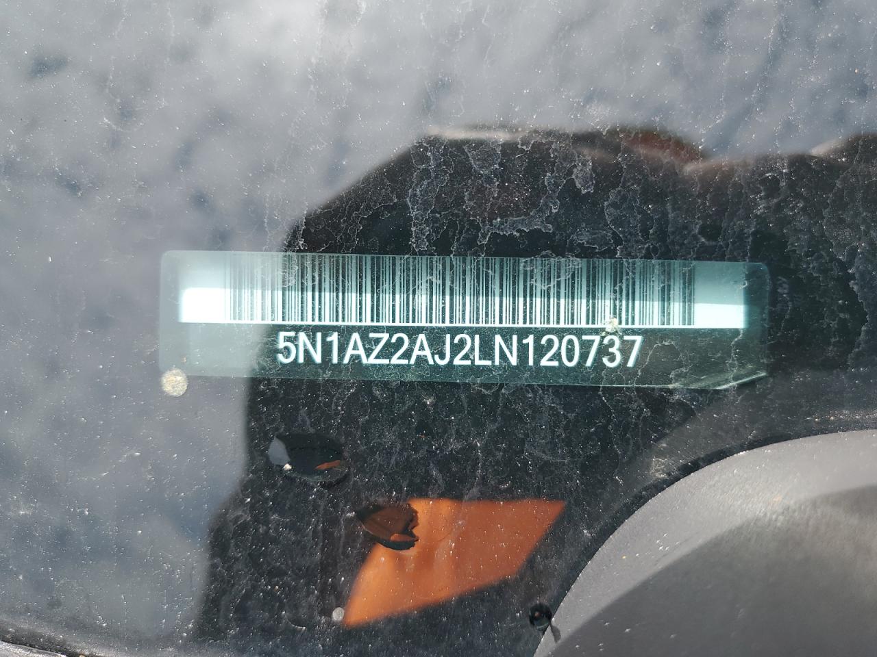 2020 Nissan Murano S VIN: 5N1AZ2AJ2LN120737 Lot: 63070275