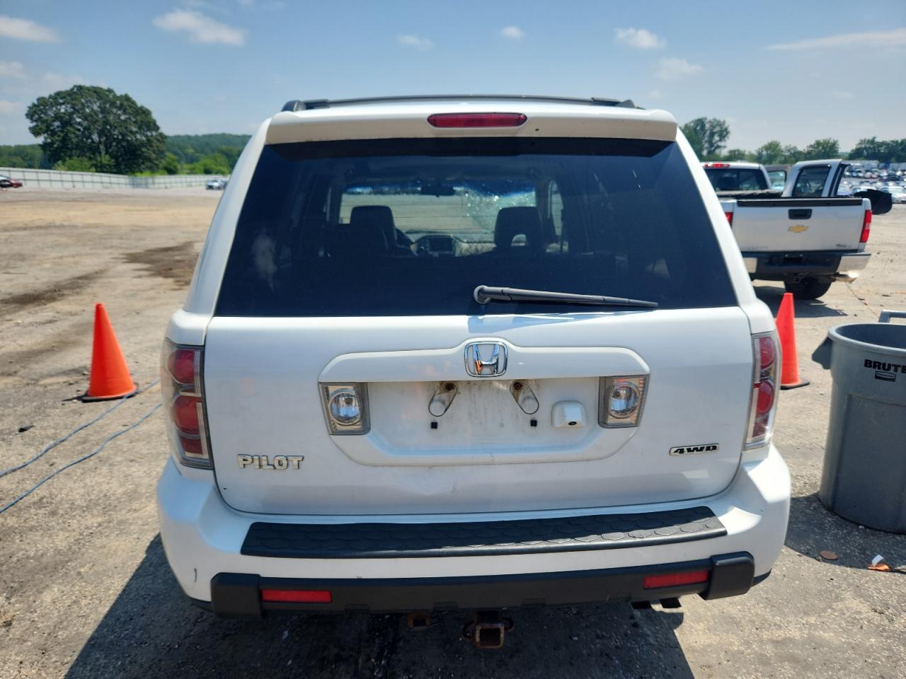 2007 Honda Pilot Exl VIN: 5FNYF18797B014516 Lot: 63663245