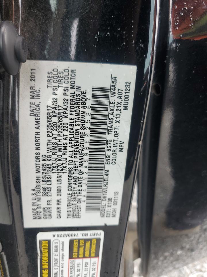 2011 Mitsubishi Endeavor Ls VIN: 4A4JN2AS9BE025267 Lot: 63765055