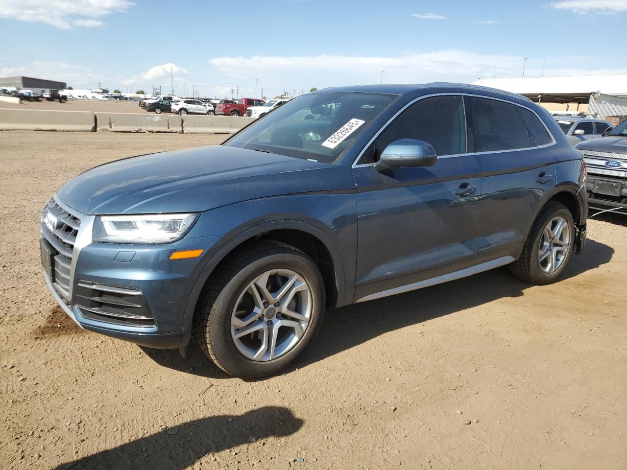 2018 Audi Q5 Premium Plus blue null gas WA1BNAFY7J2225397 photo #1