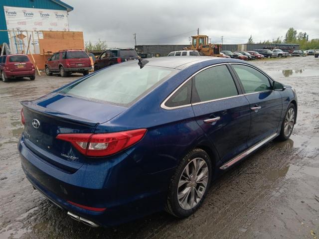 Sedans HYUNDAI SONATA 2017 Blue