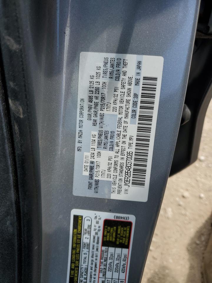 2011 Mazda Cx-7 VIN: JM3ER2B54B0370085 Lot: 63077315