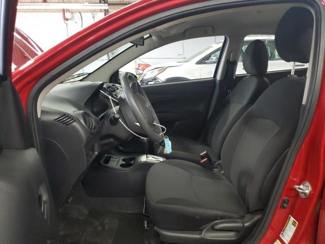  MITSUBISHI MIRAGE 2018 Red