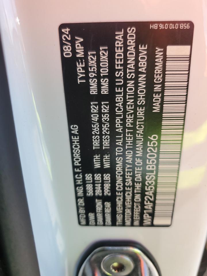 2025 Porsche Macan Gts VIN: WP1AF2A53SLB50256 Lot: 65443775